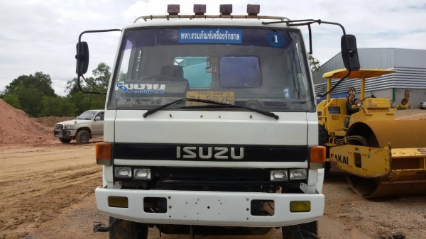 ขายรถบรรทุก 10 ล้อน้ำ ISUZU ROCKY 195 แรงม้า เกียร์ฟูลเลอร์ เบรคทิฟฟี่ พวงมาลัยเพาเวอร์ มีที่ดูดจ่ายน้ำในตัว ปั๊มใหม่ 2 เพลา ราคา 750000