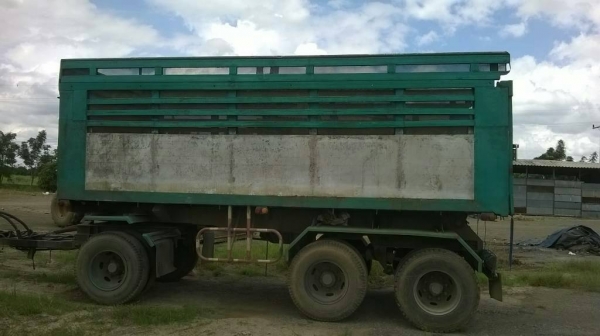 รถลูกพ่วง 3 คานยัด ดั๊มพ์เกษตร ราคา 270,000 บ.