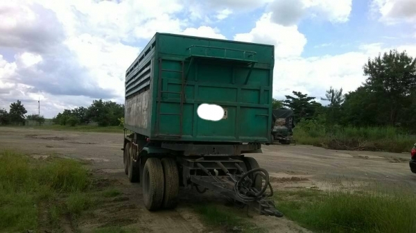 รถลูกพ่วง 3 คานยัด ดั๊มพ์เกษตร ราคา 270,000 บ.