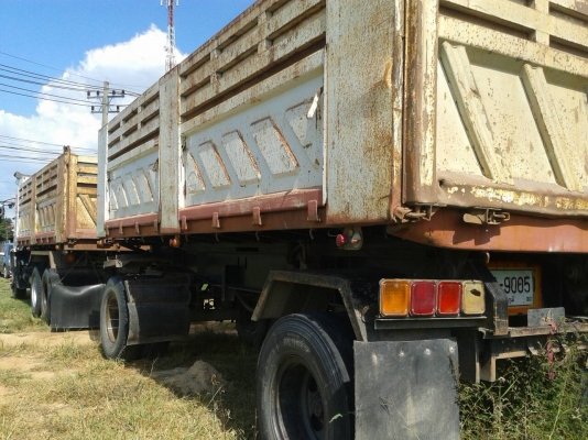 isuzu 270 maxlond ปี 50 สหมิตรลอนเฉียงแม่ลูกสองเพลาดรั่้ม