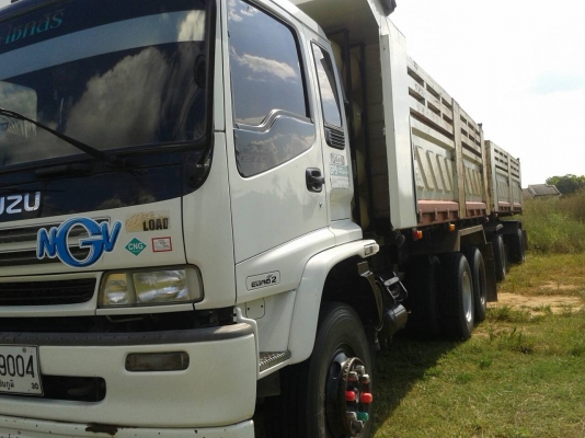 isuzu 270 maxlond ปี 50 สหมิตรลอนเฉียงแม่ลูกสองเพลาดรั่้ม