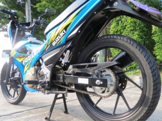 7 เดือน Suzuki Raider R150 ไมล์พันเดียว สีฟ้า อย่างสวย เดิมแท้ดี ไม่มีบิวด์