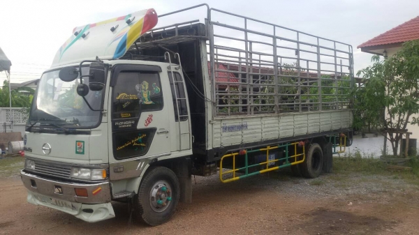 HINO-FDเครื่องHO7D.195.ครัชซีสวย.กะบะคาร์โก้6.20เมตร.สภาพพร้อมใช้..ราคา.590.000บ