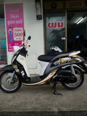Yamaha Fino Fi ปี 2556 สีดำ ขาว น้ำตาล รถสวยม๊ากๆ ลาย Fashion รุ่นใหม่ล่าสุด Yamaha Fino Fi ปี 2556 สีดำ ขาว น้ำตาล รถสวยม๊ากๆ ลาย Fashion รุ่นใหม่ล่าสุด