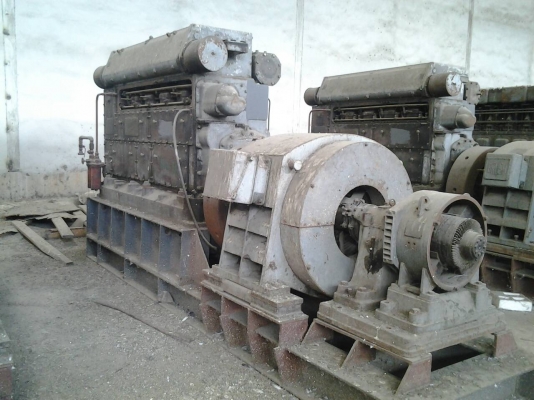เครื่องปั่นไฟขนาดใหญ่ ขายเหมาตามสภาพ