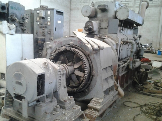 เครื่องปั่นไฟขนาดใหญ่ ขายเหมาตามสภาพ