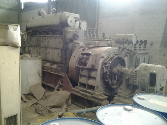 เครื่องปั่นไฟขนาดใหญ่ ขายเหมาตามสภาพ