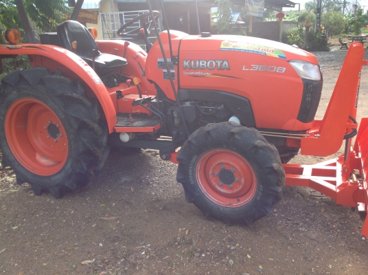 ปัญญาแทรคเตอร์มาแล้ว...นางฟ้า ครับ รถไร่แท้ๆ ไม่เคยลงน้ำ คูโบต้า L3608 พร้อมใบมีดคานล่าง และ ผาน6x22ตราช้าง ทำงาน 1220 ชม.
