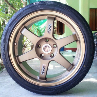 ล้อแม็ก te 37 พร้อมยางปี2014