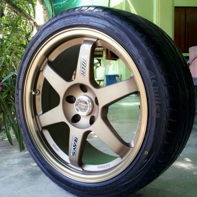 ล้อแม็ก te 37 พร้อมยางปี2014