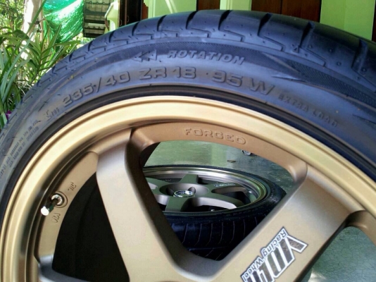 ล้อแม็ก te 37 พร้อมยางปี2014