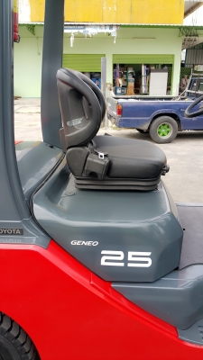 TOYOTA 8FD25ขนาด2.5ตัน เสาสูง4เมตร งาไซค์ซิฟ เกียร์ออร์โต้ เครื่องยนต์ดีเซล1DZ2 ยางตัน4เส้น รับประกันเครื่องเกียร์ ราคาต่อรองได้