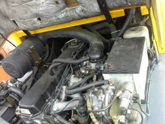 TCM รุ่นT8 ขนาด3.5ตัน เสาสูง5เมตร เกียร์ออร์โต้ เครื่องยนต์เบนซิล-แก๊ส2ระบบ ยางตัย4เส้น อุปกรณ์พิเศษตัวหนีบกลมแบบแขวน รถญี่ปุ่นแท้ รับประกันเครื่องเกียร์6เดือน ราคาต่อรองได้