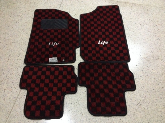 พรมลายหมากรุก hondaแท้ญี่ปุ่นสภาพสวย