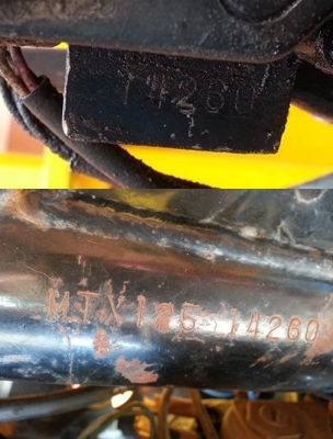 ขาย honda mtx125 เล่มทะเบียน/โอน (มีคลิ๊ป)18,000บาท.