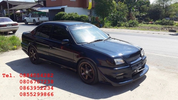 ขาย Toyota Soluna ปี 40 สีน้ำเงิน ชุดแต่งรอบคัน ราคา 98,000 บาท +++++++++