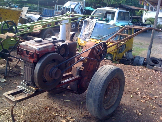 รถไถเดินตาม พร้อมเครื่องมิตซู 11 แรง