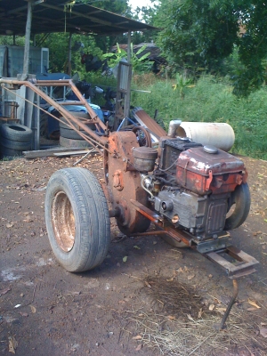 รถไถเดินตาม พร้อมเครื่องมิตซู 11 แรง