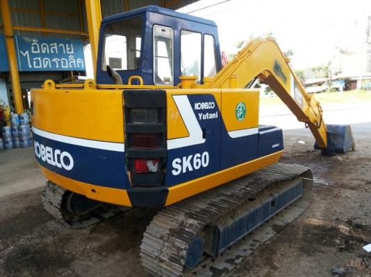 ขายรถขุดแบคโฮ. ยี่ห้อ :	KOBELCO  รุ่น SK03-N2  ( ขนาด 60 mark 2 )  รถเก่านอกแท้ สภาพดี พร้อมใช้งาน มีเอกสารแจ้งจำหน่าย.