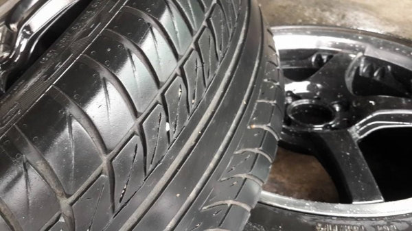 Volk GTS ขอบ 17 4รู100 พร้อมยาง 205/45/17 ปี11