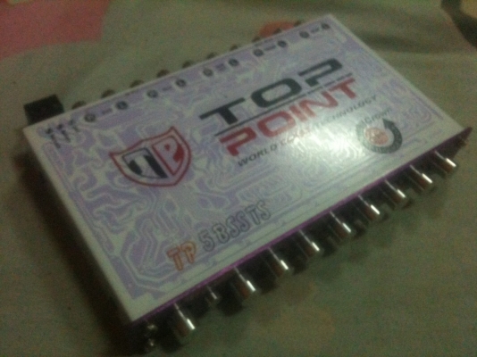 ขายปรีแอมป์ Top Pont รุ่น TP-5 BSSTS (9 Band) สภาพสวยๆ ขายปรีแอมป์ Top Pont รุ่น TP-5 BSSTS (9 Band) สภาพสวยๆ