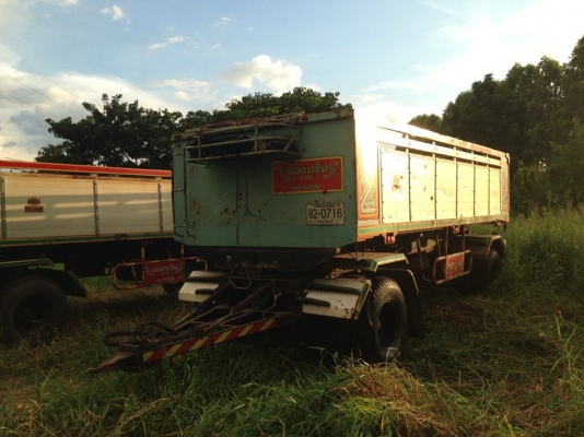 ***ขายแล้วครับขอบคุณ Truck2hand ขายลูกพ่วง2คานดั้มสภาพแจ่ม กระบะดั้มมีเนียม "กมลการช่าง"ท่าเรือ ยาว6.0ม. พื้นดีข้างสวยไม่ผุไม่บวม ช่วงล่างดีคัสซีสวยไม่ปะไม่ดาม ดั้มดีไม่ยุบ ยางดี8เส้น ทรงสวยสีสันดี พร้อมใช้งาน เอกสารเล่มทะเบียนครบ ราคาต่อรองได้เ