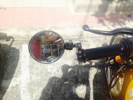 &times;&ordm;&deg;&rdquo;&tilde;`&rdquo;&deg;&ordm;&times;กระจกปลายแฮนด์ L&amp;P ท่อ Z800 เคฟราแท้ ทรง AKRAPOVIC 8500 ทั้งชุดพร้อมคอ กระจกทรง ZRM 900