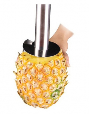 อุปกรณ์คว้านเนื้อสับปะรด ชนิดแท่งหมุนเกลียว อุปกรณ์คว้านเนื้อสับปะรด ชนิดแท่งหมุนเกลียว