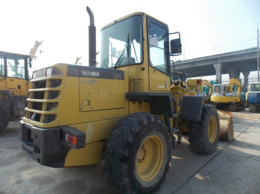 ขายด่วนรถตัก KOMATSU WA100-3 นำเข้าจากญี่ปุ่น เพิ่งมาถึง
