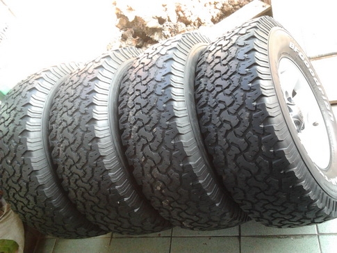 ล้อ Tiger + BF All 31/10.5/15 ปี09 พร้อมใช้งาน 1ชุด