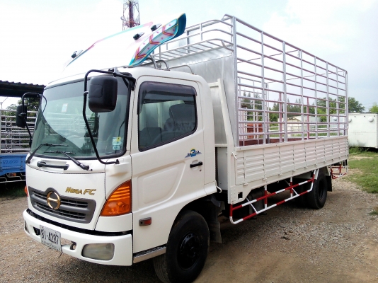 6 ล้อกลาง  *Euro.2*  HINO  MEGA  FC4J 150 แรงม้า  *ยาว 5.50 ม.* รถสวยจริง+พร้อมใช้งาน * รถห้างแท้ * มีเล่มพร้อม *  ( มี.ตู้เปลี่ยนให้ )