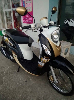 ใหม่ล่าสุดYamaha Fino Fi ปี 2556 สีดำ ขาว น้ำตาล ลาย Fashion รถสวยม๊ากๆ