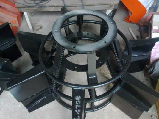 ล้อกันจมใหม่ 3608, 4708 เหล็กวงใหญ่ 7 ใบ แข็งแรง ใช้กับนาน้ำได้ดี 8500 เท่านั้น  0817807317