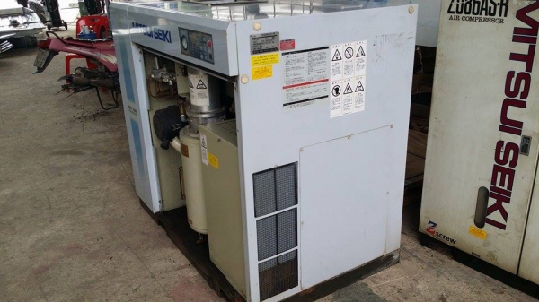 ปั๊มลมสกรู เก่าญี่ปุ่น MITSUI SEIKI ขนาด 30 แรง สภาพสวย พร้อมใช้งาน ปั๊มลมสกรู เก่าญี่ปุ่น MITSUI SEIKI ขนาด 30 แรง สภาพสวย พร้อมใช้งาน