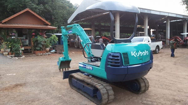 ขายรถขุด-ดัน แบ็คโฮ. KUBOTA K-025 รถเก่านอก สภาพพร้อมใช้ มีเอกสารแจ้งจำหน่าย