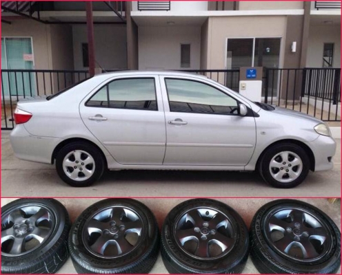 ล้อวีออส 2003 ขอบ 14 พร้อมยาง