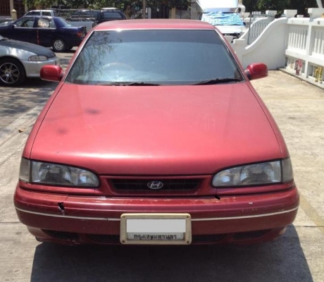 ขาย Hyundai Sonat GLS แก็ส+เบนซิน สีแดง  จดปี ก.พ.36