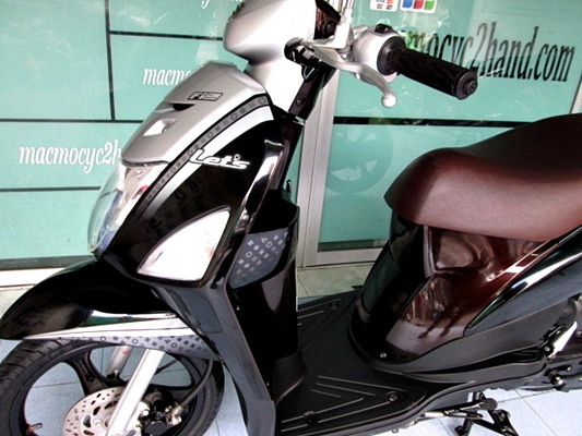 LET'S ตัวท็อปล้อแมกช์ สีดำนํ้าตาล รถเดือน เมษายน.ปี 56 ไมล์ 4173 โล รุ่นใหม่หัวฉีด ของแถม 2 รายการ 23900