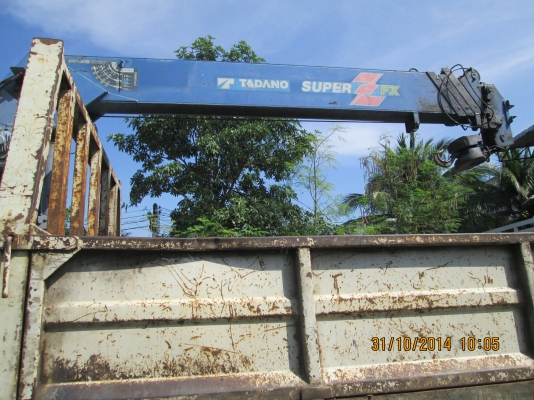 ISUZU-FRR.เครื่อง6BG1.เครนทานาโด้3ตัน5ปลอก4ชัก.ยาว6,50เมตร.รวมเครน.เมตรสภาพพร้อมใช้-ราคา690.000.บ