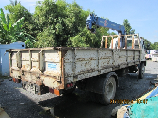 ISUZU-FRR.เครื่อง6BG1.เครนทานาโด้3ตัน5ปลอก4ชัก.ยาว6,50เมตร.รวมเครน.เมตรสภาพพร้อมใช้-ราคา690.000.บ