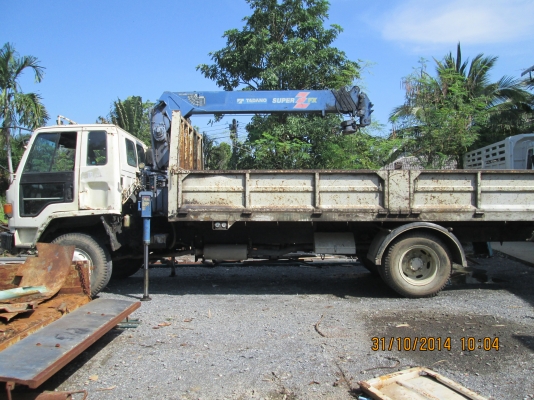 ISUZU-FRR.เครื่อง6BG1.เครนทานาโด้3ตัน5ปลอก4ชัก.ยาว6,50เมตร.รวมเครน.เมตรสภาพพร้อมใช้-ราคา690.000.บ