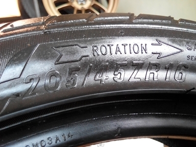 ยาง Maxxis I-Pro 205/45/16 ปี13