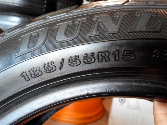 ยาง Dunlop 185/55/15 ปี11