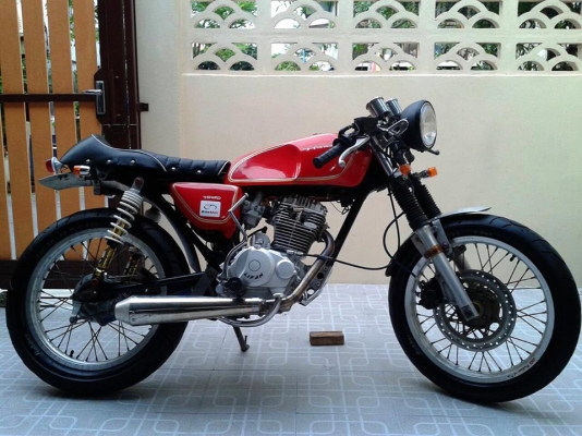 ขาย Honda Jx เครื่องไรฟาน 200 ทะเบียนพร้อมโอน แต่งคาเฟ่ รถอยู่ กรุงเทพ แถวดอนเมืองคับ