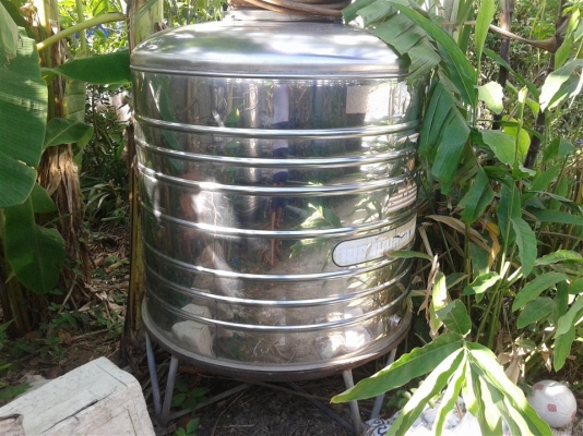 แท้งค์น้ำ สแตนเลส 1100 ลิตร ตราเพชร