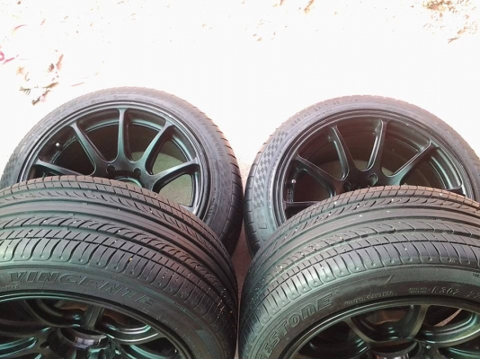 ขายแม็กพร้อมยางขอบ 17 หน้า8.5 หลัง9.5