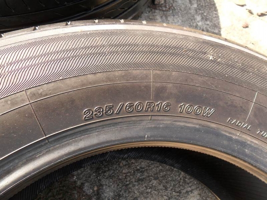 ขาย ยาง โยโกฮาม่าYogohama Advanขนาด235-60ขอบ16ปี12 เส้นละ450บาท(2เส้น=900บ)T.092-9351644