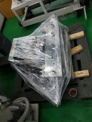 ขายเครื่องรีดแผ่นพลาสติก 3 layer ครบชุด หน้ากว้าง 70 ซม สภาพใหม่จากญี่ปุ่น ราคาถูก