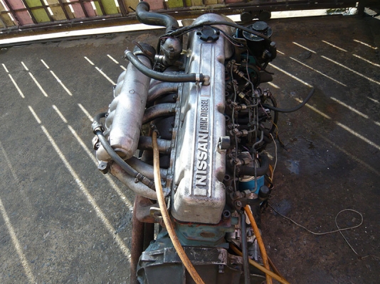 ขายเครื่องยนต์ดีเซลนิสสันLd 2800 เกียร์ธรรมดามีเลข