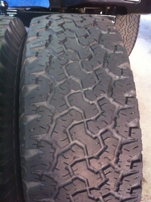 ยาง BF goodrich all terrain ขนาด 265-75R16